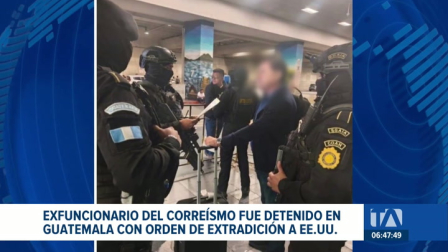 El implicado es requerido por la justicia estadounidense con fines de extradición. Además, es esposo de una candidata a la Alcaldía de San Vicente, Manabí. Un reportaje de catalina García
