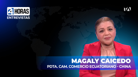Magaly Caicedo, presidenta de la Cámara de Comercio Ecuatoriano- China señala que es muy importante la visita del presidente Daniel Noboa a China porque se puede hacer un seguimiento de cómo el país avanza con el Tratado de Libre Comercio (TLC).
