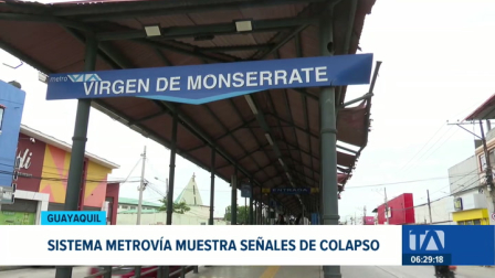 Pasajeros de la Metrovía de Guayaquil expresan su malestar por la falta de mantenimiento en las paradas y el riesgo de robos en las unidades. Un reportaje de Ever Moreira