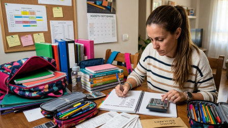 El regreso a clases significa una fuerte inversión para los padres de familia.