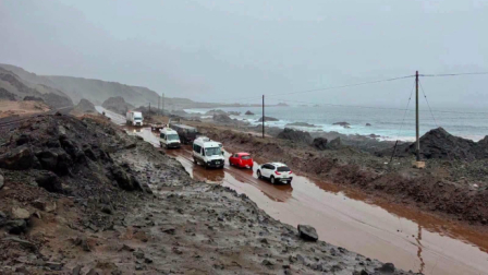 La DANA Aníbal generó lluvias más intensas de lo habitual en la costa de Arequipa, en Perú