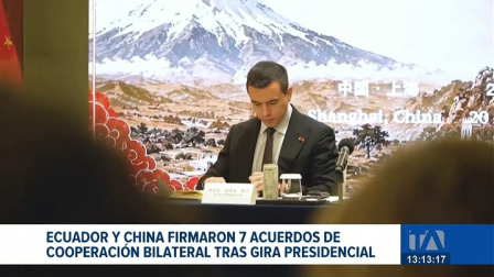 La visita de Estado dejó la suscripción de instrumentos bilaterales y la propuesta de una alianza estratégica entre los puertos de Shanghai y Guayaquil. Un reportaje de Bernarda Cevallos