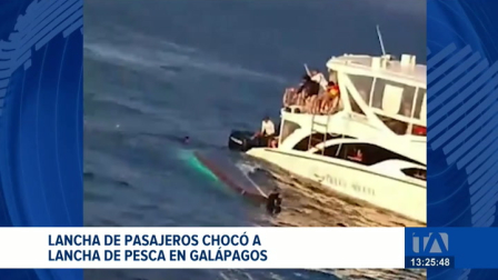 El choque entre las naves provocó el volcamiento del barco de pesca en altamar, dos tripulantes lograron salvar sus vidas. Un reportaje de Diego Añazco