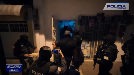 412 capturados en 908 operativos ejecutados en una semana en Ecuador.