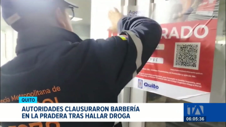 Autoridades intervinieron el establecimiento tras hallar dosis de droga en su interior. Se detuvo a un ciudadano requerido por la justicia de Colombia. Un reportaje de Juan Miguel Rodríguez
