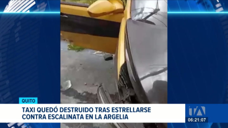 El siniestro vial dejó una persona herida y severos daños materiales en el sur de Quito. Vecinos de la zona exigen una investigación formal. Un reportaje de Gustavo Jaramillo