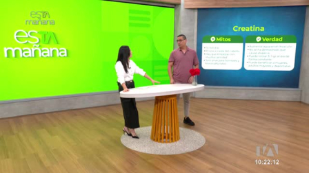 Mauricio Toapanta, fisiatra, aclara los principales mitos y verdades sobre la creatina y su uso.