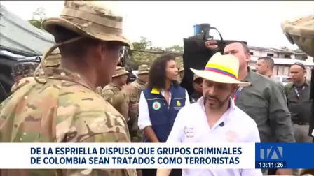 El presidente Abelardo De La Espriella dispuso la medida contra las organizaciones delictivas, las cuales mantienen nexos con los Lobos y Choneros en Ecuador. Un reportaje de Carlos Sacoto