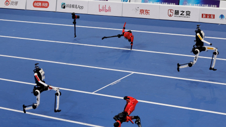 Más allá de romper el récord de Usain Bolt: China pone a prueba los robots humanoides del futuro.