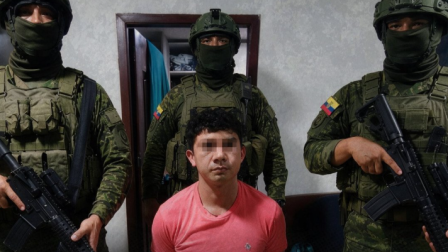 Capturan en La Maná a alias 'Caballo', operador financiero de la Mafia Albanesa en Ecuador.