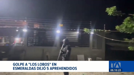 Operativos en Esmeraldas permitieron la captura de alias "Andy" y alias "La J", señalados  como presuntos cabecillas de 'Los Lobos' en la provincia verde. Un reportaje de Gregory Rosero
