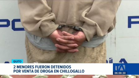 La intervención policial se ejecutó tras la alerta de los vecinos de Chillogallo, quienes denunciaron la comercialización de sustancias ilícitas en el sector. Un reportaje de Mayli Rosas
