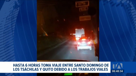 Conductores expresan su malestar por los continuos retrasos registrados en el tramo Unión del Toachi–KFC, donde las obras viales dificultan la circulación de vehículos. Un reportaje de Karen Caguano