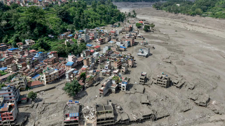 EE.UU. anuncia USD 500 000 en ayuda tras devastadoras inundaciones en Nepal.