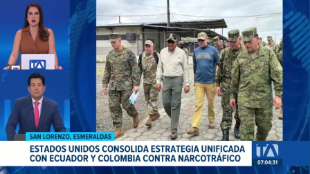 El jefe del Comando Sur, Francis Donovan, y los ministros de Defensa de Ecuador y Colombia se reunieron en Esmeraldas para afinar acciones contra líderes y redes logísticas del narcotráfico.