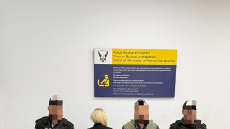 La mujer habría intentado salir de Ecuador con destino a Islandia