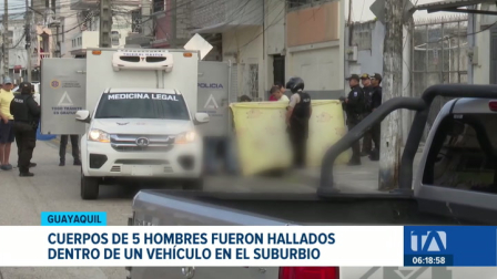 La Policía Nacional acordonó la zona tras el descubrimiento de los fallecidos. Hipótesis apuntan a una posible pugna territorial entre bandas de delincuencia organizada. Un reportaje de Camila Guevara