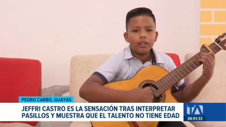 Jeffri Castro, habitante de Pedro Carbo, supera el millón de reproducciones en redes sociales gracias a su talento y pasión por el pasillo ecuatoriano. Un reportaje de Ricardo Cruzatty