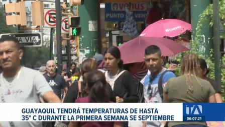 Especialistas del Inamhi recomiendan protegerse de la radiación solar entre las 10:00 y las 15:00, ante la ola de calor proyectada para Guayaquil. Un reportaje de Ricardo Cruzatty
