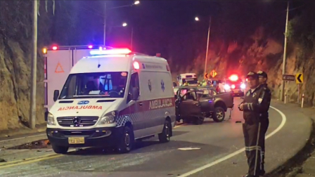 Un siniestro de tránsito se registró en la vía Ambato–Riobamba la madrugada del martes 1 de septiembre.