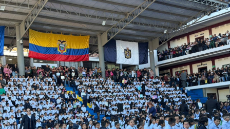El sistema educativo municipal de Quito inauguró este martes 1 de septiembre el año lectivo 2026-2027.