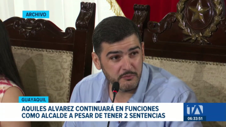 Aquiles Alvarez continuará en funciones como alcalde de Guayaquil pese a tener dos sentencias. Un reportaje de Carlos Sacoto