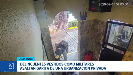 El atraco perpetrado en una urbanización privada reabre el debate sobre el acceso no controlado a uniformes e indumentaria de las Fuerzas Armadas. Un reportaje de Paula Kuhn