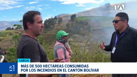 La emergencia ambiental azota a Carchi y causa severos daños en la flora, fauna y ecosistemas debido a la falta de control en las quema de terrenos. Un reportaje de Jairo Jácome