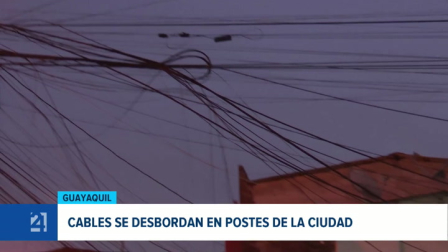 Los "tallarines" de cables en varios sectores genera constantes cortocircuitos y amenazas de flagelos en zonas residenciales y comerciales. Un reportaje de Ricardo Cruzatty