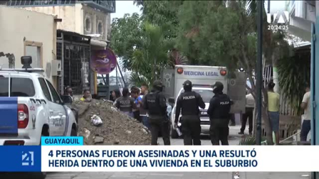 El hecho violento ocurrido en el domicilio de las víctimas en Guayaquil enciende las alarmas por las disputas de territorio entre bandas criminales. Un reportaje de Paula Kuhn