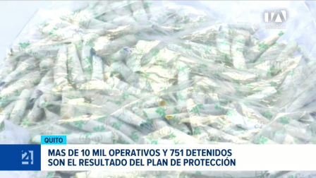A un mes de su implementación, el Plan de Protección para Quito deja 700 detenidos tras más de 10 mil operativos. Un reportaje de Brigette Mancheno