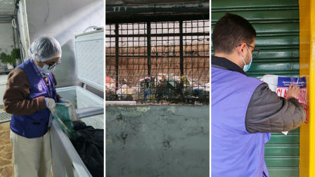 Los funcionarios del Arcsa hallaron irregularidades y heces de roedores en un local en Quito