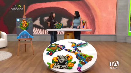 Claudia León, emprendedora y creadora de Hebra Viva, transforma las fibras textiles en piezas de arte que ya llegan a Londres, Barcelona, Francia, Brasil y Colombia.