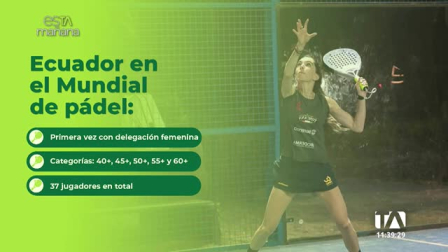 Mónica Crespo, deportista ecuatoriana, comparte su camino por distintas disciplinas y su experiencia en el Mundial Senior de Pádel.
