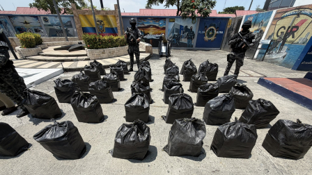 Incautación de 1.01 toneladas de droga ocultos en un contenedor con destino a México el pasado 21 de agosto de 2026.
