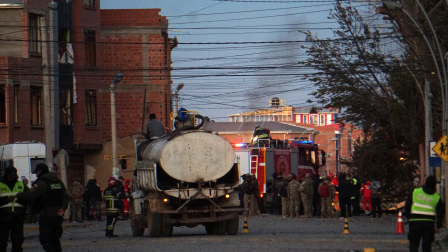 Las explosiones ocurrieron en la ciudad de Viacha, en el sur de La Paz.