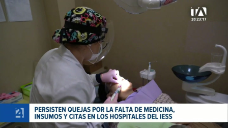 El Presidente de la institución aseguró que se está incrementando la oferta de citas médicas y concretando pagos pendientes a prestadores externos de salud. Un reportaje de Belén Merizalde