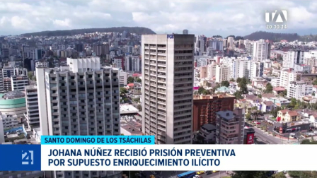 La medida judicial  incluye la retención de más de USD 309 mil y la prohibición de enajenar bienes mientras avanzan las investigaciones. Un reportaje de Brigette Mancheno