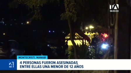 Una nueva balacera en Manabí dejó cuatro fallecidos y se confirmó el deceso de una menor de 12 años. Un reportaje de Daniel Moreira