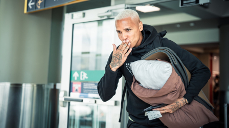 Deyverson, de Liga de Quito, en el viaje a Brasil para jugar Libertadores