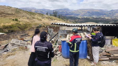 Una persona fue sancionada por realizar quemas no autorizadas en el nororiente de Quito.
