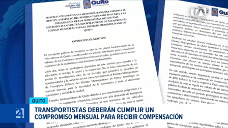 La entrega de los USD 23 millones y el alza del pasaje estarán sujetos al cumplimiento estricto de compromisos de calidad de servicio fijados por el Municipio. Un reportaje de Stephany Paz