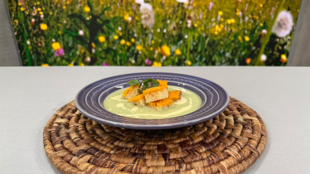 Este jueves 10 de septiembre del 2026 preparamos crema de brócoli y cheddar, la receta de Cocinando esTAmañana, junto al chef Felipe Campana.