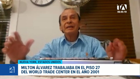 A 25 años del devastador atentado, este noticiero recoge el testimonio de un compatriota que logró escapar del WTC aquel 11 de septiembre. Un reportaje de Macarena Larrea