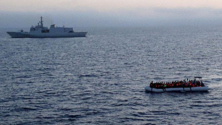 Una embarcación con migrantes naufragó este lunes 14 de septiembre de 2026.