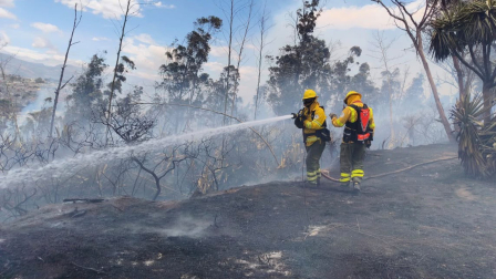 El número de emergencias por incendios forestales en Quito aumentó en 2026