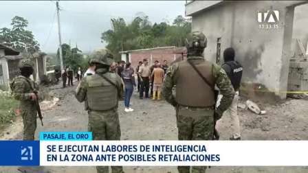 La Policía indicó que el hecho violento en El Oro iba dirigido contra un exmiembro de la institución que registraba antecedentes penales. Un reportaje de Carlos Sacoto