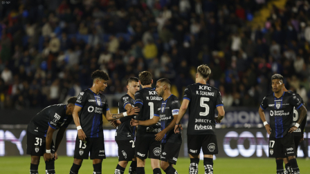Independiente del Valle en el partido de ida ante Flamengo