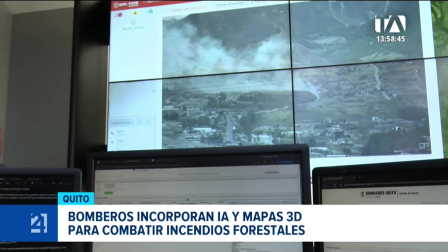 Bomberos de Quito suman herramientas tecnológicas para optimizar el monitoreo y la respuesta inmediata ante siniestros forestales. Un reportaje de Mishell Villacís