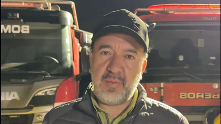 Pabel Muñoz confirmó que incendios en el cerro Casitagua se mantiene activo la noche de este domingo 20 de septiembre.